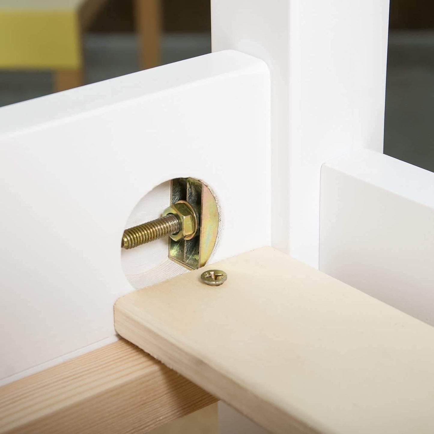 Wooden Frame Bed Bed In White Solid Pine Frame For Adults Kids