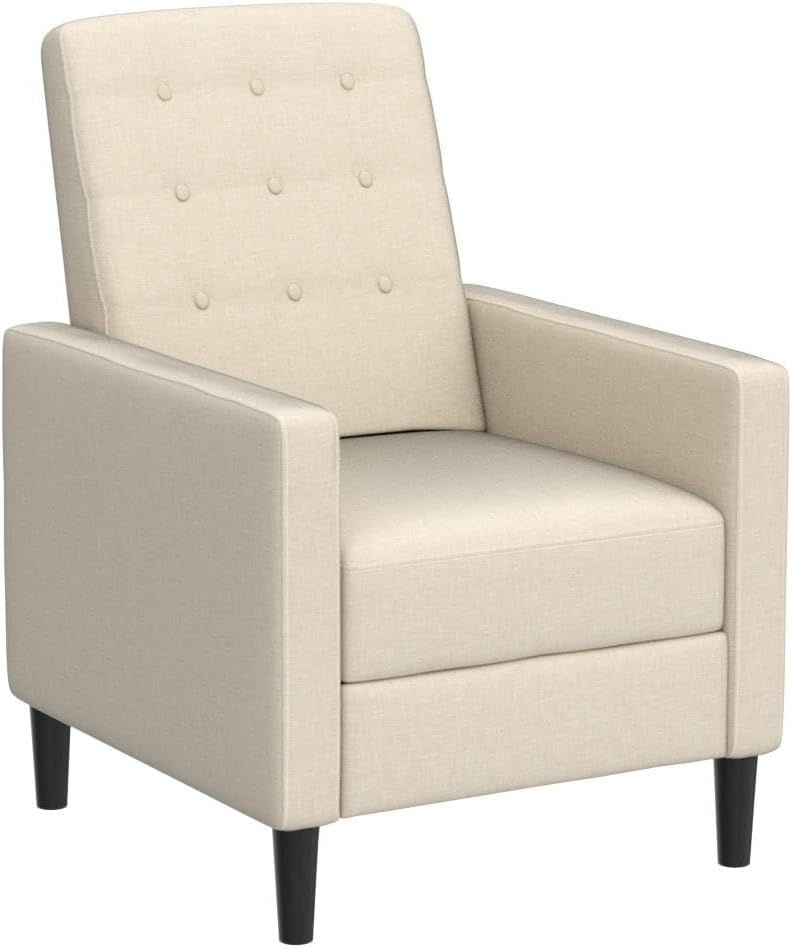 Sofa Fabric Reclining Chair Single Armchair Adjustable Upholstered Sofa
