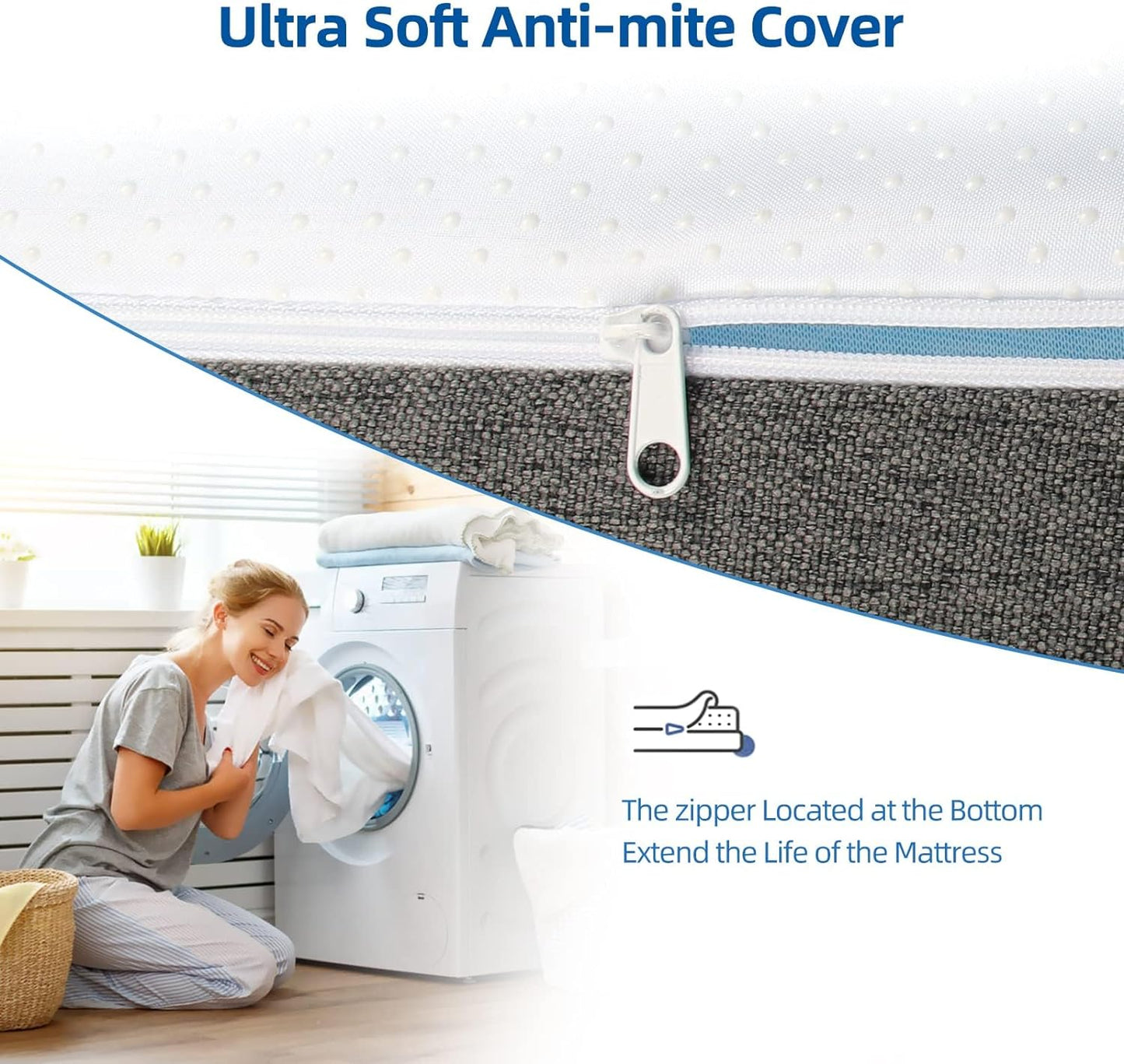 Extra Firm Orthopaedic Adults and kids Hybrid Foam Two Sided Mattress