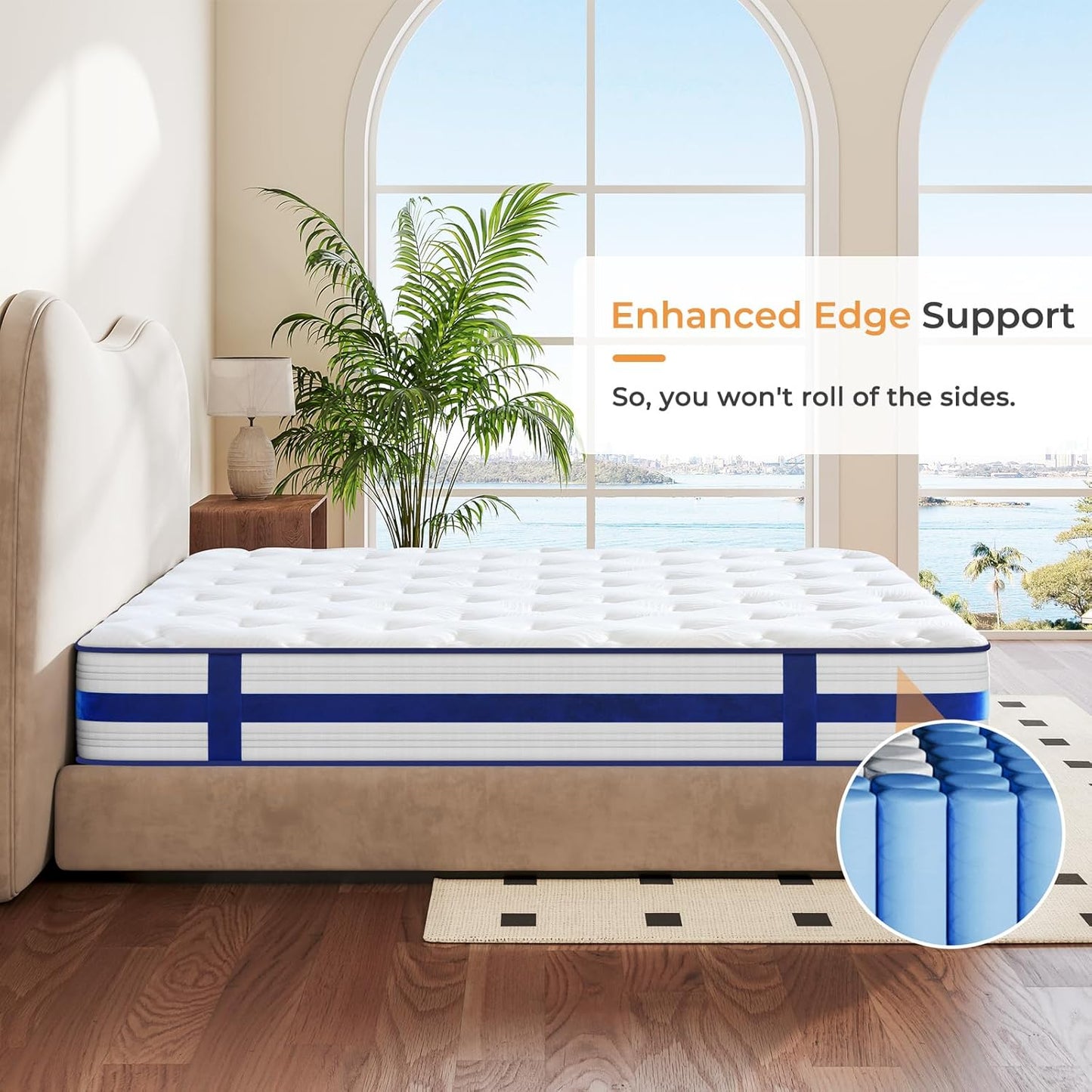 Pocket 1000 Extra Firm 26cm Pocket Sprung Hybrid Breathable Mattress