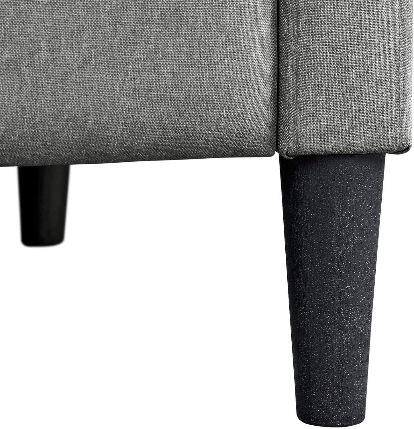 Sofa Grey Modern Recliner Chair Adjustable Reclining Armchair Upholstered Sofa