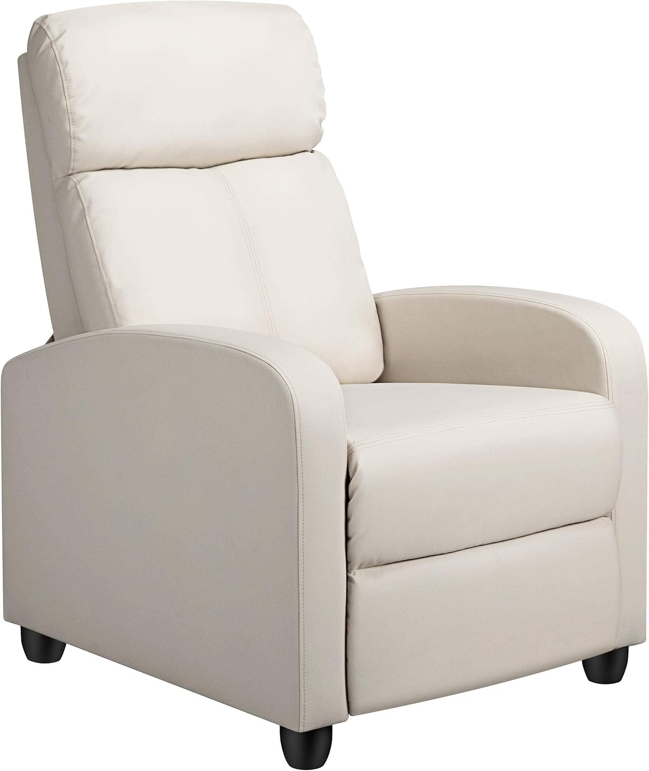 Sofa Modern Recliner Upholstered Armchair PU Leather Comfy Sofa Lounge Chair