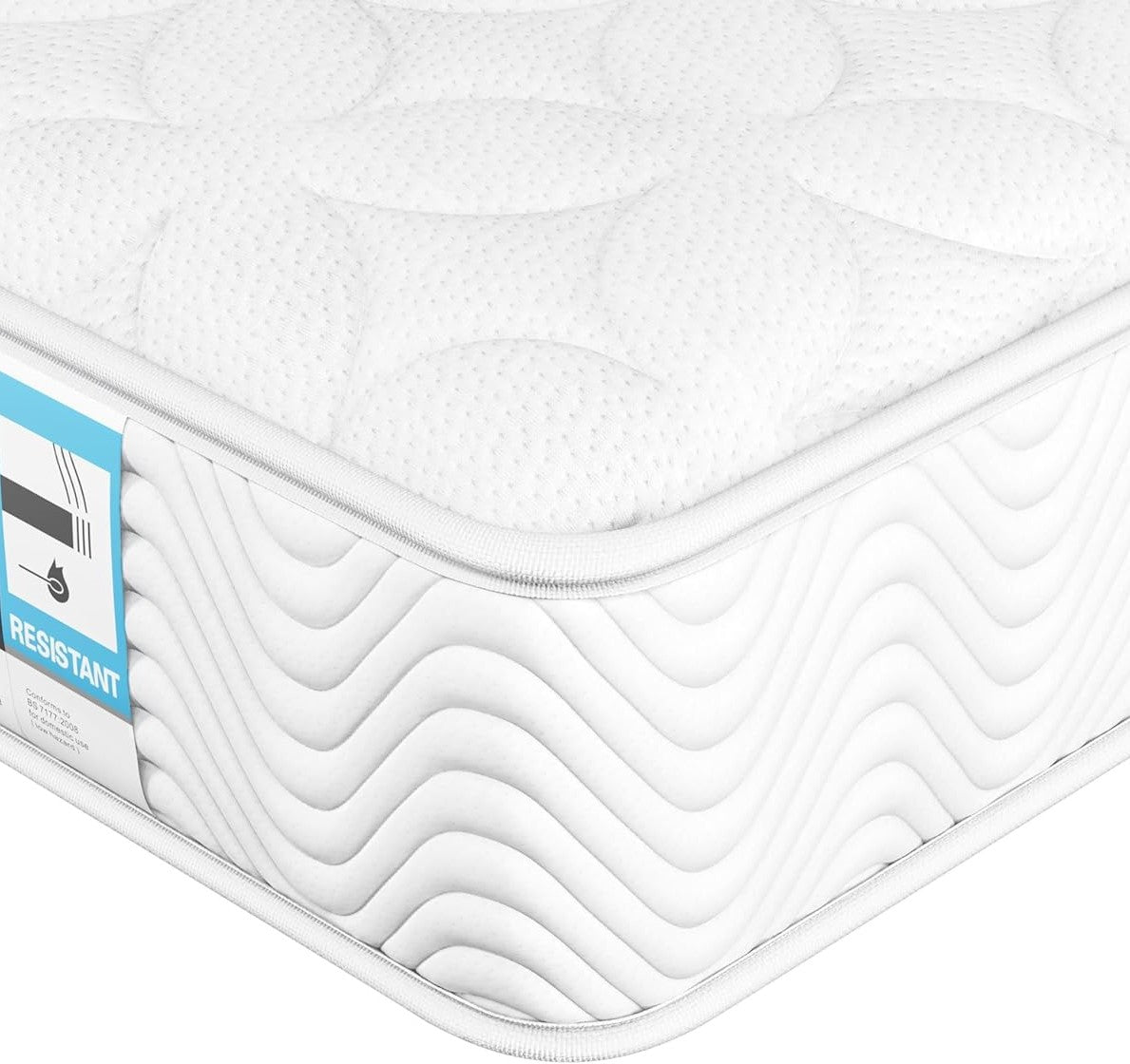 Pocket 1000 Extra Firm 20cm Pocket Sprung and Memory Foam White Mattress