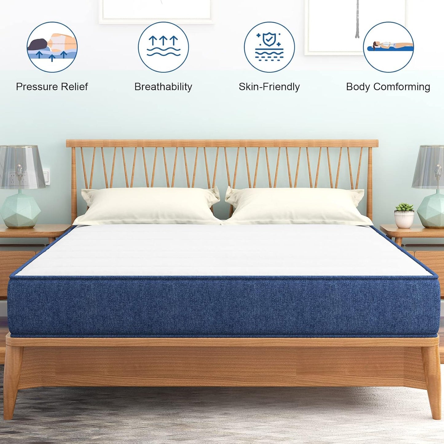 Extra Firm Orthopaedic 22cm Adults and kids Hybrid Both Sided Mattress
