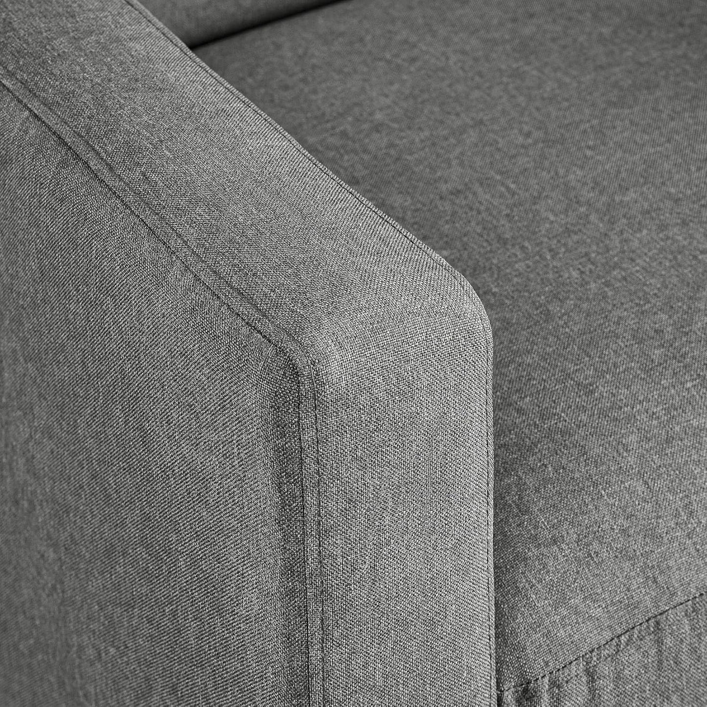 Sofa Grey Modern Recliner Chair Adjustable Reclining Armchair Upholstered Sofa