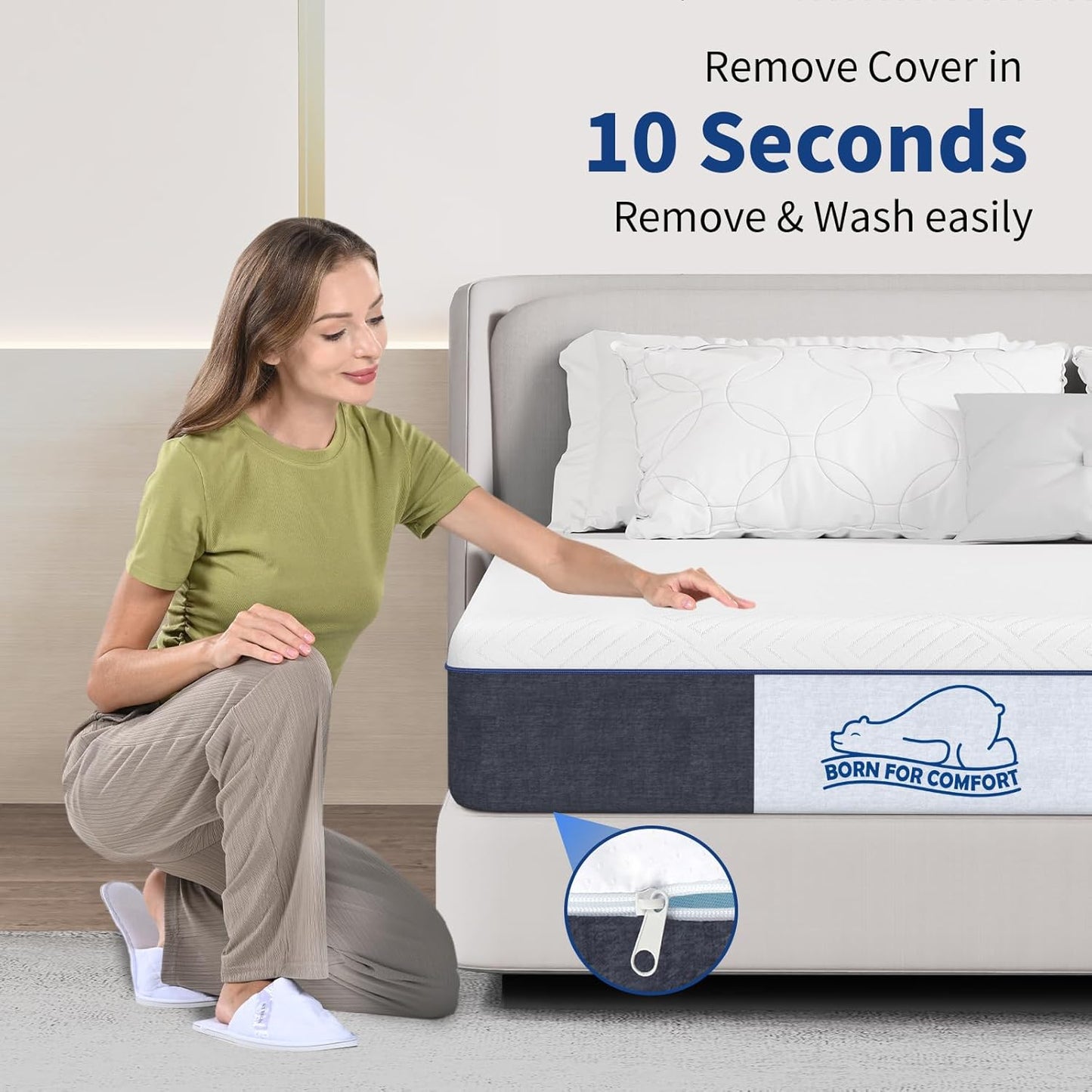 Medium Firm Orthopaedic 20cm Adults and kids Both Sided Health Mattress