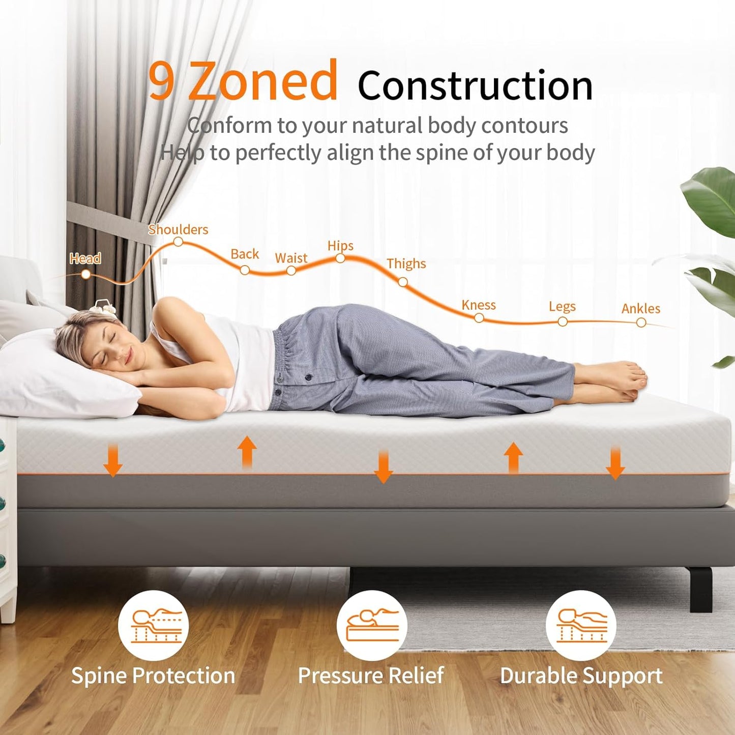 Extra Firm Orthopaedic 20cm Adults and kids Both Sided Health Mattress