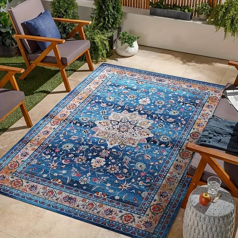 Outdoor Rug Area Rugs Living Room Dining Hallway Bedroom-Traditional Oriental Boho Rug