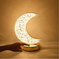 3-Color Dimmable Star-Shaped Crystal Touch Lamp - USB Rechargeable, Touch Control