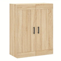 Wardrobe Two Level Storage Cabinets, 3 Doors with 3 Drawers, Large Space - PINE