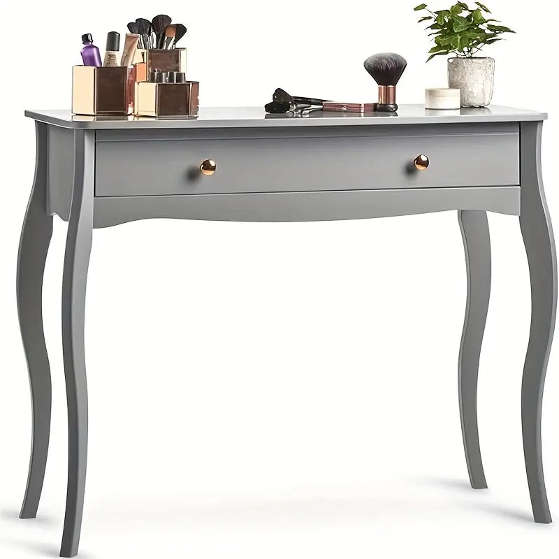 Dressing Table High End With Drawers, Grey Bedroom And Drawers Grey