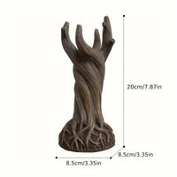 1pc Tree Demon Vase Creative Tree Trunk Arrangement, Desktop Resin Craft Flower Arrangement