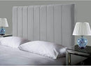 Headboards in Elegant Plush Velvet Fabric, for Divan Beds, 24" ICE