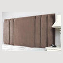 Headboard Upholstered In Extravagant Plush Velvet in Slick 26" MINK