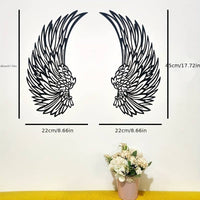 Angel Wings Wall Art, Metal Wall Art Angel Wings, Angel Wings 45x22cm