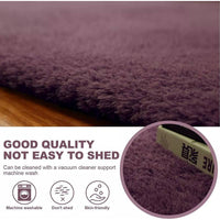 Large Fluffy Rugs Shaggy Anti-Slip Rugs Soft Living Room Bedroom Carpet Mat