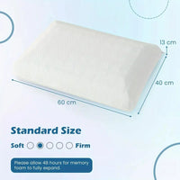 Gel Memory Foam Pillow Set 3D Cutting Air Flow Cooling Pillows - 2 Pcs