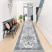 Extra Long Runner Rugs For Hallway, Vintage Carpets Non Slip Washable Floor Runner Carpet