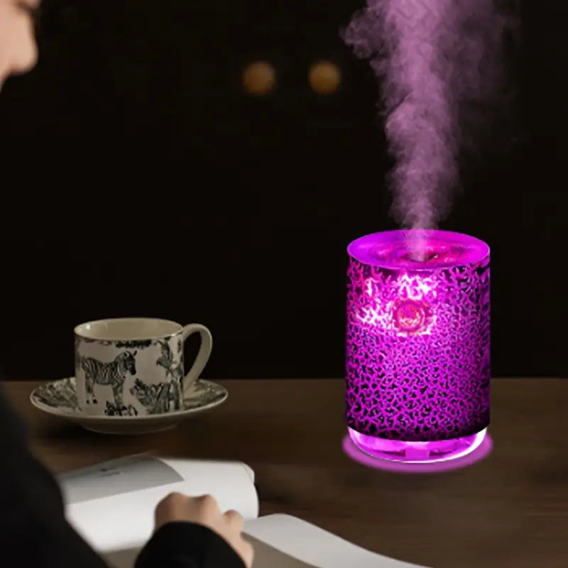 Volcanic USB Powered Rock Humidifier Water Supply And Humidification Bedside Seven Color