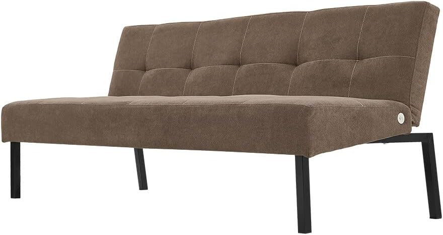 Sofa Bed 3 Seater Sofa Click Clack Bed Sleeper on Metal Frame Legs for Study Guest and Living Room