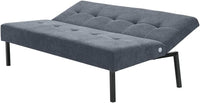 Sofa Bed 3 Seater Sofa Click Clack Bed Sleeper on Metal Frame Legs for Study Guest and Living Room