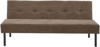 Sofa Bed 3 Seater Sofa Click Clack Bed Sleeper on Metal Frame Legs for Study Guest and Living Room