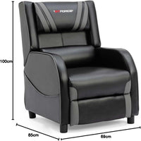 Sofa RANGER S Pushback Recliner Gaming Armchair - Recliner Sofa Chair for Living Room