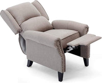 Sofa CHARLOTTE MODERN FABRIC PUSHBACK RECLINER ARMCHAIR SOFA ACCENT CHAIR