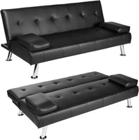 Sofa Modern Sofa Bed 3 Seater Sofa Settee Recliner Couch with Metal Legs