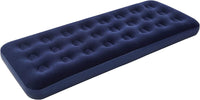 Air Single & Double Mattress 23cm Flocked Inflatable Vinyl Coil Beam Air Bed