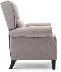 Sofa CHARLOTTE MODERN FABRIC PUSHBACK RECLINER ARMCHAIR SOFA ACCENT CHAIR