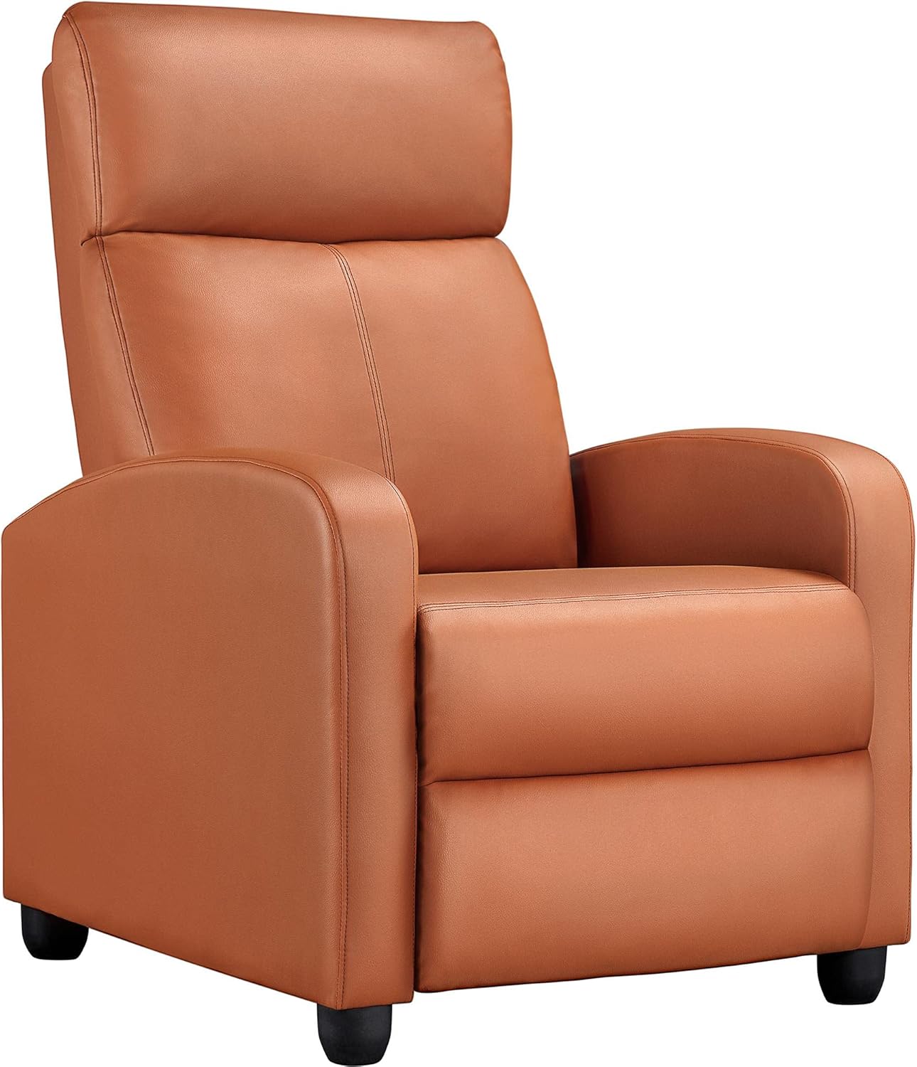 Sofa Recliner Armchair Single Padded Seat PU Leather Sofa Lounge Home Living Room