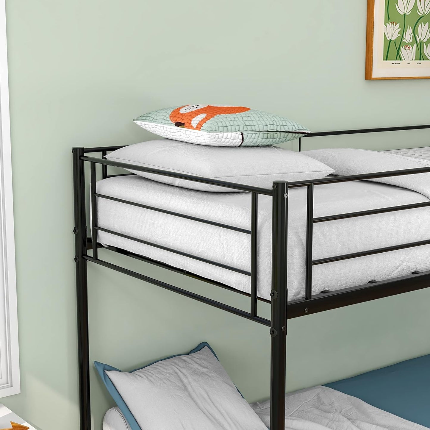 Bunk Bed Frame 3ft Single Double with Ladder Heavy Duty Metal (Copy)