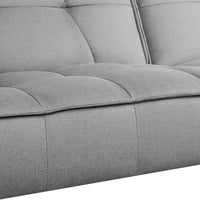 Sofa Bed 198CM Modern Fabric 3 Seat Click Clack Sofa Bed Couch Settee with Arms and 2 Soft Cushions