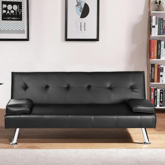 Sofa Modern Sofa Bed 3 Seater Sofa Settee Recliner Couch with Metal Legs