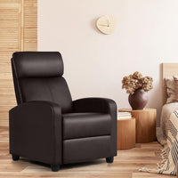 Sofa Upholstered Recliner PU Leather Reclining Chair Adjustable Sofa with Protective