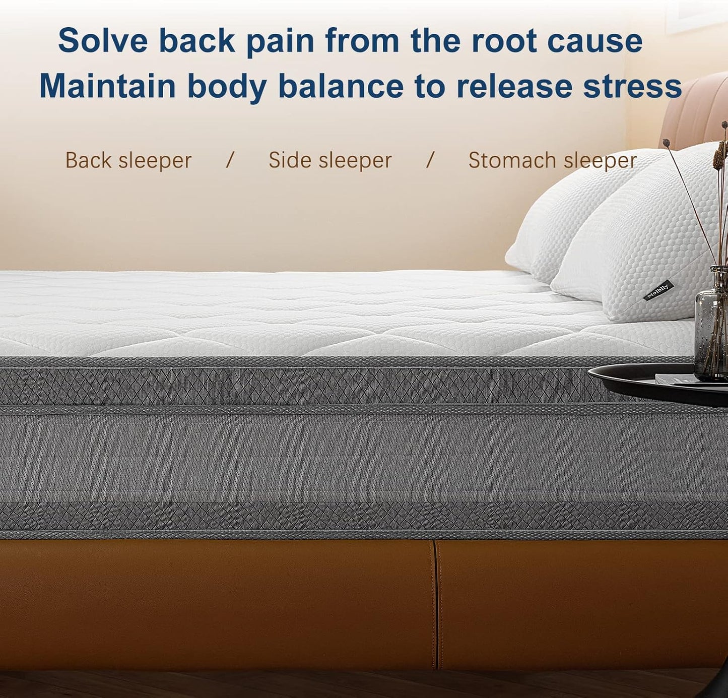 Pocket Sprung Hybrid 22cm Memory Foam Luxury Mattress (Promotional Offer)