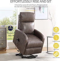 Sofa Dom Electric Recliner Armchair - Grey. Riser And Recliner Chairs