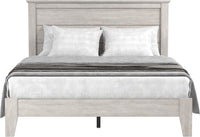 Wooden Double Bed - Stylish Wooden Bedframe with Headboard