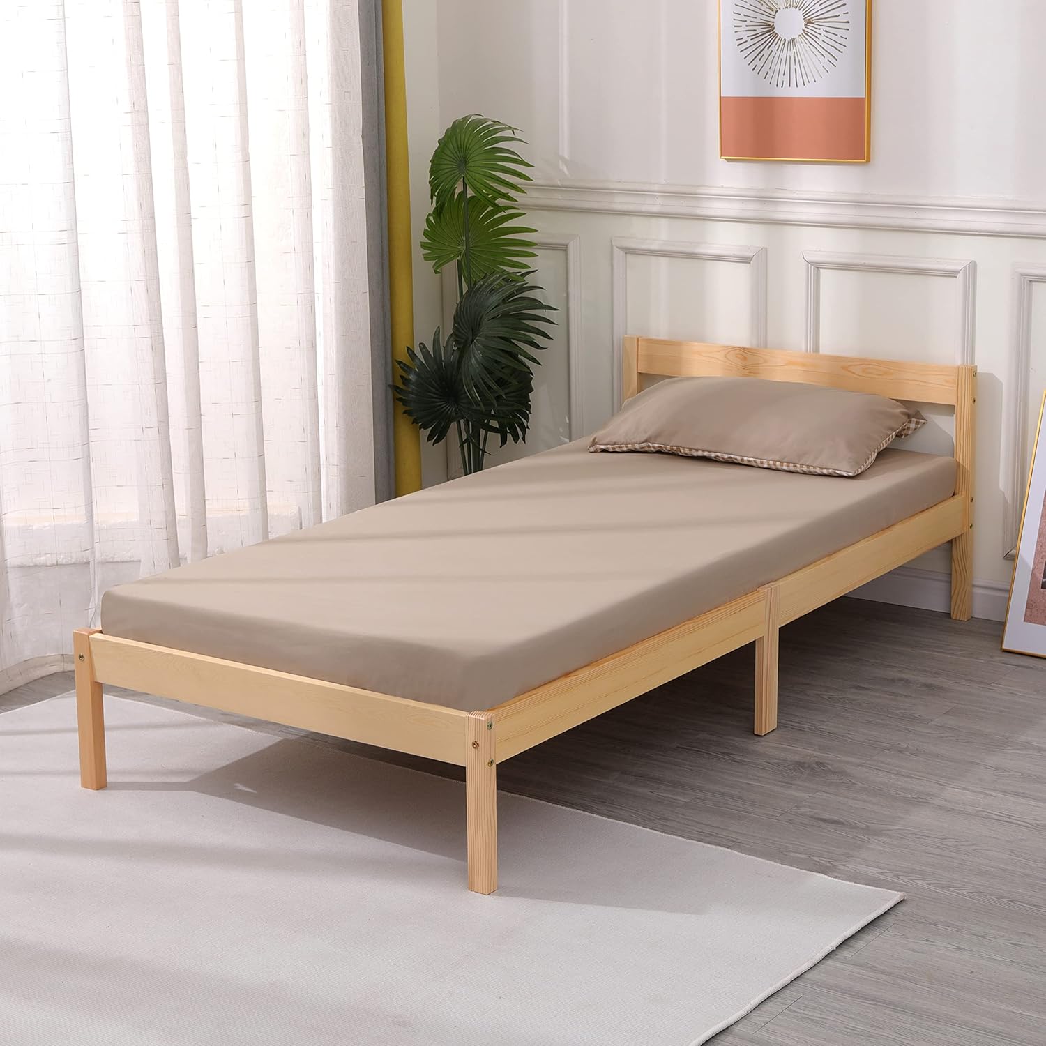 Simple Single Wooden Bed Designs Buy Hout Single Bed Without Storage