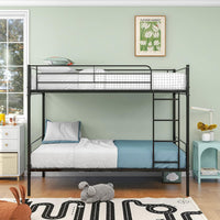 Bunk Bed Frame 3ft Single Double with Ladder Heavy Duty Metal (Copy)