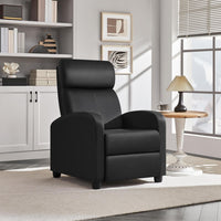 Sofa Recliner Armchair Single Padded Seat PU Leather Sofa Lounge Home Living Room