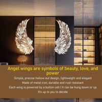 Angel Wings Wall Art, Metal Wall Art Angel Wings, Angel Wings 45x22cm