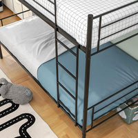 Bunk Bed Frame 3ft Single Double with Ladder Heavy Duty Metal (Copy)