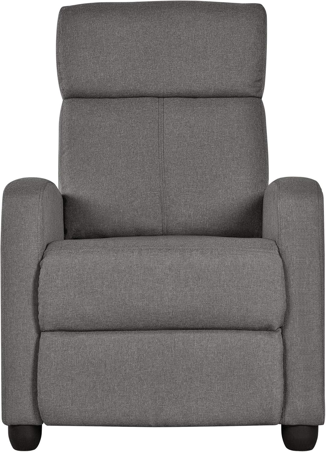 Sofa Adjustable Recliner Chair Fabric Relining Armchair Sofa for Home Theater/Living Room Gray