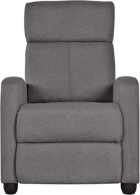 Sofa Adjustable Recliner Chair Fabric Relining Armchair Sofa for Home Theater/Living Room Gray