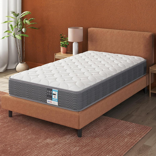 Pocket 1000 Medium Firm 20cm Pocket Sprung and Memory Foam Grey Mattress