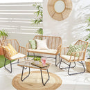 Garden Sofa Patio Furniture Wicker Rattan Chair Table Sofa Outdoor Indoor