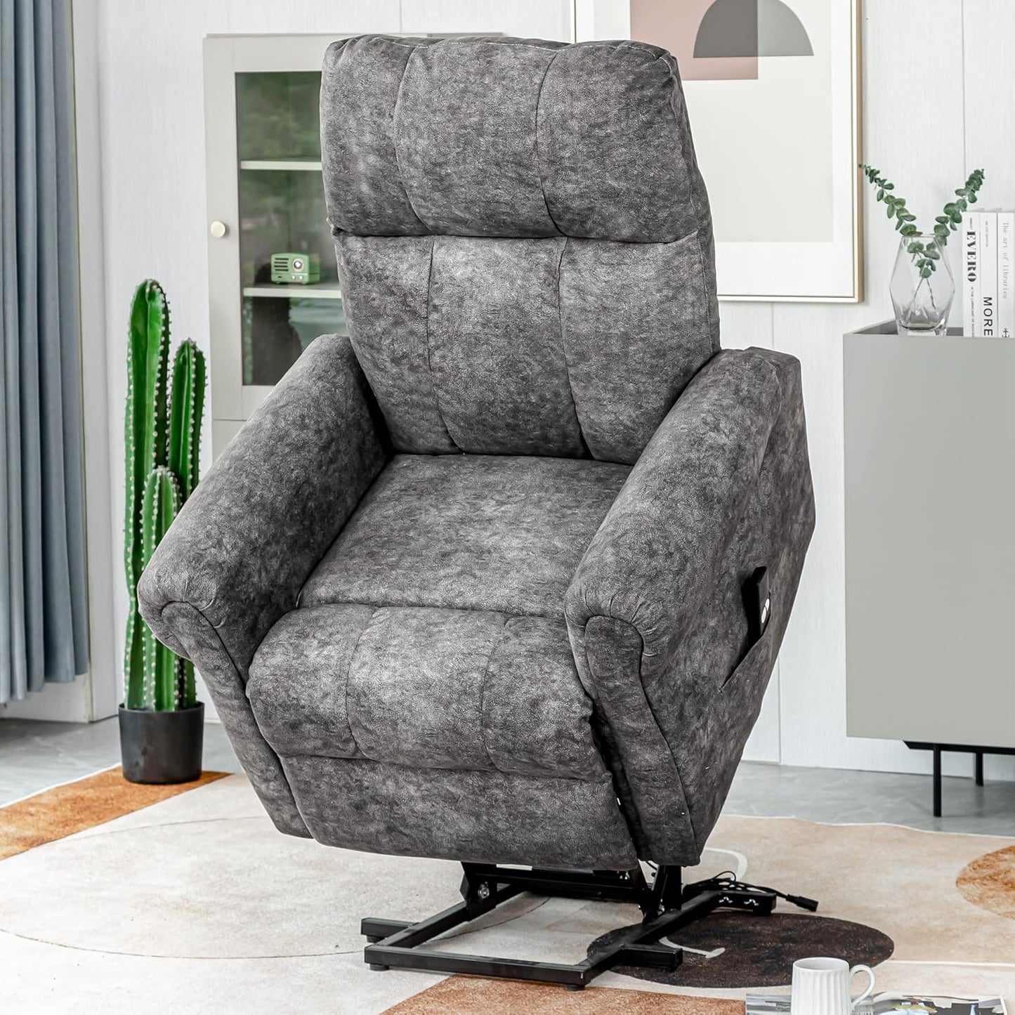 Sofa Power Lift Recliner Chair for Elderly Sofa Electric Riser Recliner - Heavy Duty