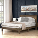 Wooden Double Bed - Stylish Wooden Bedframe with Headboard